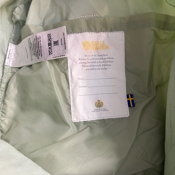 Fjallraven KankenMint Green Backpack - Picture 7 of 8